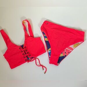 Maaji Samba Dazzling Swimsuit Reversible Bikini - Size Medium